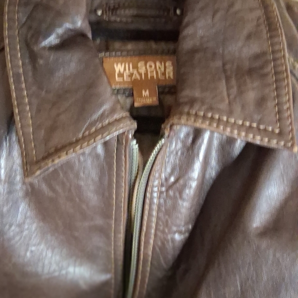 Wilsons Leather Men's Brown Jacket VINTAGE - Picture 11 of 15